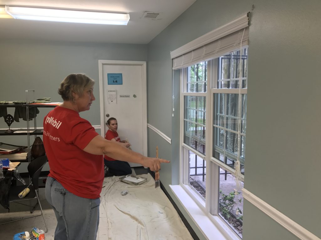 Exxon Mobil Day of Caring at the Jacquelyn Residences