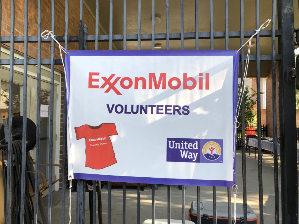 Exxon Mobil improves our facilities during two full days this Fall