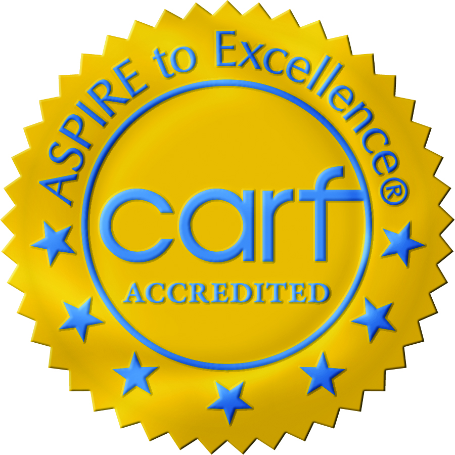 We are proud to announce our recent three - year accreditation by CARF International